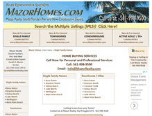 Tablet Screenshot of mazorhomes.com